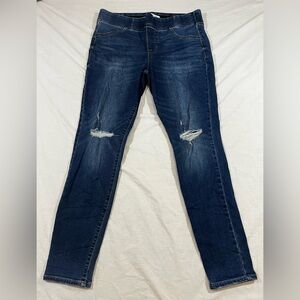 Old Navy Women's Size 14 Pull-On Blue Denim Rockstar Jeggings High Rise